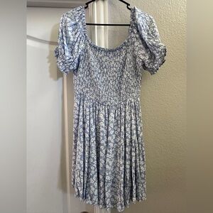 Altar'd State Light Blue Smocked Dress